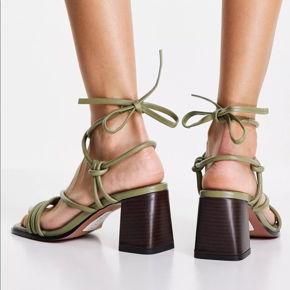ASOS Shoes - Asos NEW Wrap Sandal Block Heel Size 9